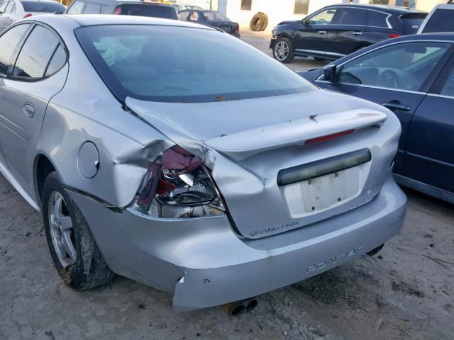 2G2WP522941213805 - 2004 PONTIAC GRAND PRIX SILVER photo 10