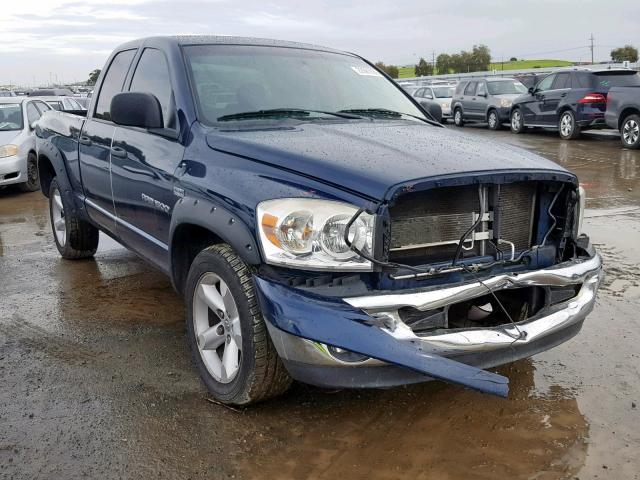 1D7HA18237J591060 - 2007 DODGE RAM 1500 S 蓝色 照片 1