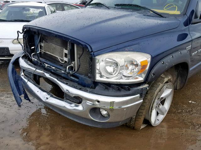 1D7HA18237J591060 - 2007 DODGE RAM 1500 S 蓝色 照片 9