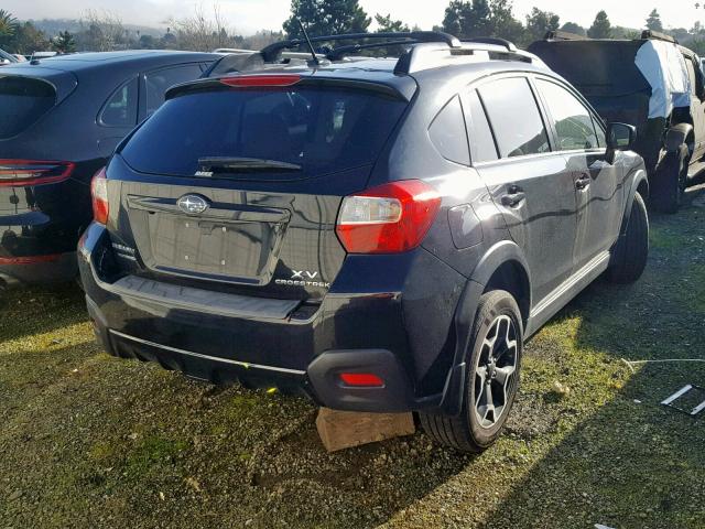 JF2GPAKC2E8220063 - 2014 SUBARU XV CROSSTR BLACK photo 4