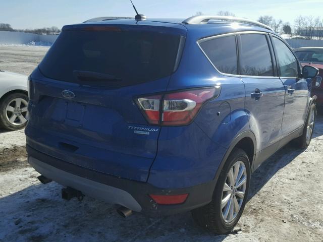 1FMCU0J91HUF04796 - 2017 FORD ESCAPE TIT BLUE photo 4