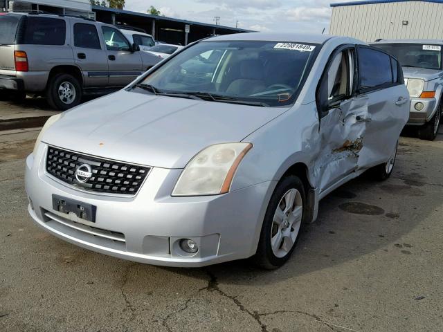 3N1AB61E58L721492 - 2008 NISSAN SENTRA 2.0 SILVER photo 2