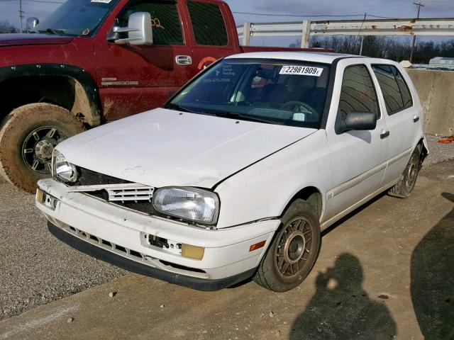 3VWKA81H0VM031078 - 1997 VOLKSWAGEN GOLF K2 WHITE photo 2