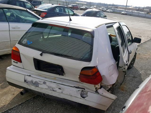 3VWKA81H0VM031078 - 1997 VOLKSWAGEN GOLF K2 WHITE photo 4