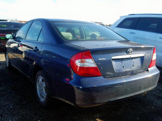 4T1BE32K23U670698 - 2003 TOYOTA CAMRY LE 蓝色 照片 3