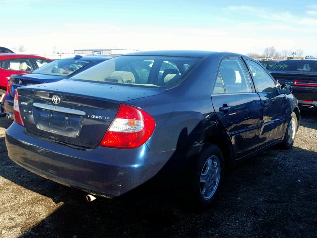 4T1BE32K23U670698 - 2003 TOYOTA CAMRY LE 蓝色 照片 4