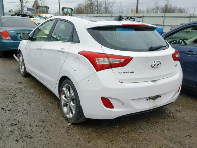 KMHD35LH1EU166935 - 2014 HYUNDAI ELANTRA GT WHITE photo 3