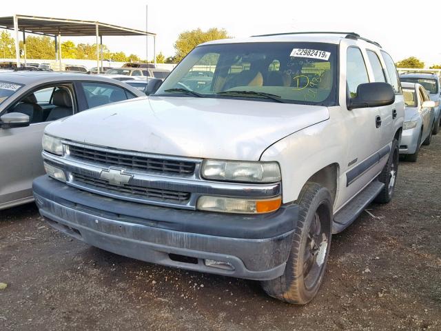 1GNEC13V82R140460 - 2002 CHEVROLET TAHOE C150 WHITE photo 2