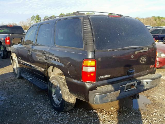 1GKEC13Z63R177508 - 2003 GMC YUKON CHARCOAL photo 3