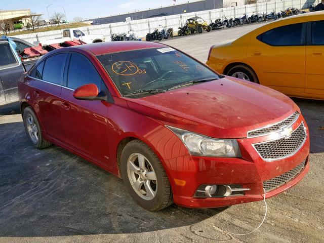 1G1PF5S91B7163734 - 2011 CHEVROLET CRUZE LT RED photo 1