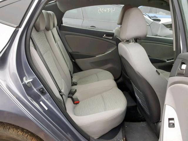 KMHCT4AE6GU057632 - 2016 HYUNDAI ACCENT SE SILVER photo 6