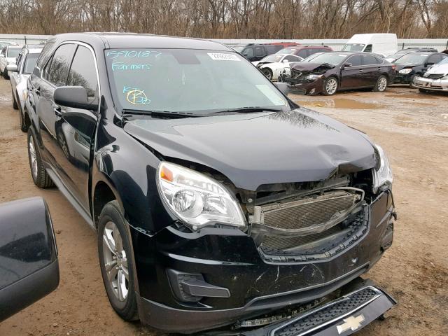 2GNALBEKXD6373178 - 2013 CHEVROLET EQUINOX LS BLACK photo 1