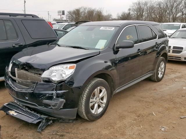 2GNALBEKXD6373178 - 2013 CHEVROLET EQUINOX LS BLACK photo 2