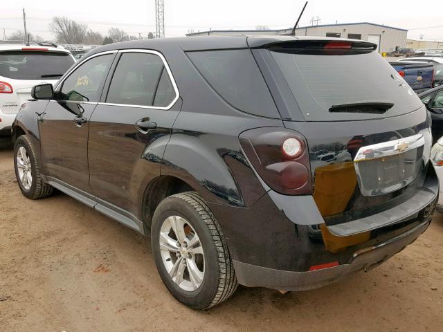 2GNALBEKXD6373178 - 2013 CHEVROLET EQUINOX LS BLACK photo 3