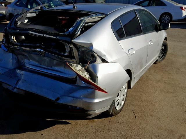 JHMZE2H59CS002955 - 2012 HONDA INSIGHT LX SILVER photo 4