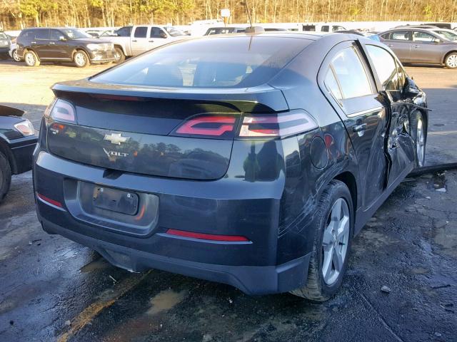 1G1RA6E49FU104628 - 2015 CHEVROLET VOLT GRAY photo 4