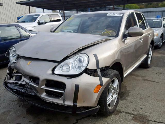 WP1AB29P64LA74004 - 2004 PORSCHE CAYENNE S GOLD photo 2