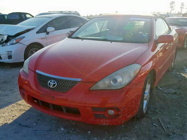 4T1FA38P38U154244 - 2008 TOYOTA CAMRY SOLA RED photo 2