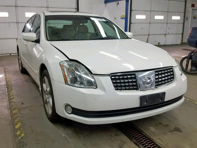 1N4BA41E86C859048 - 2006 NISSAN MAXIMA SE WHITE photo 1