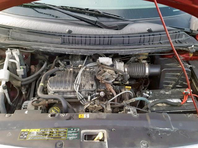 2MRDA22205BJ00319 - 2005 MERCURY MONTEREY L RED photo 7