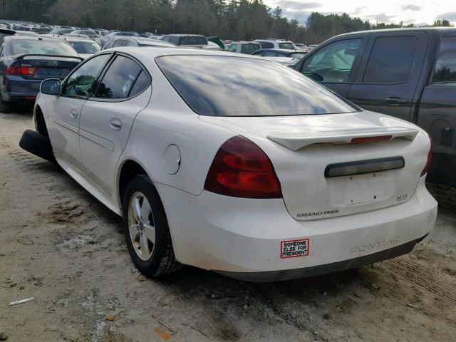 2G2WP552561239073 - 2006 PONTIAC GRAND PRIX თეთრი ფოტო 3