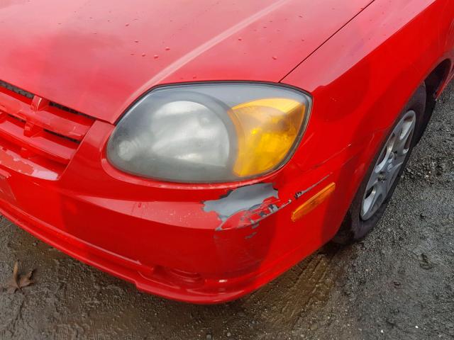 KMHCG45C94U517794 - 2004 HYUNDAI ACCENT GL RED photo 9