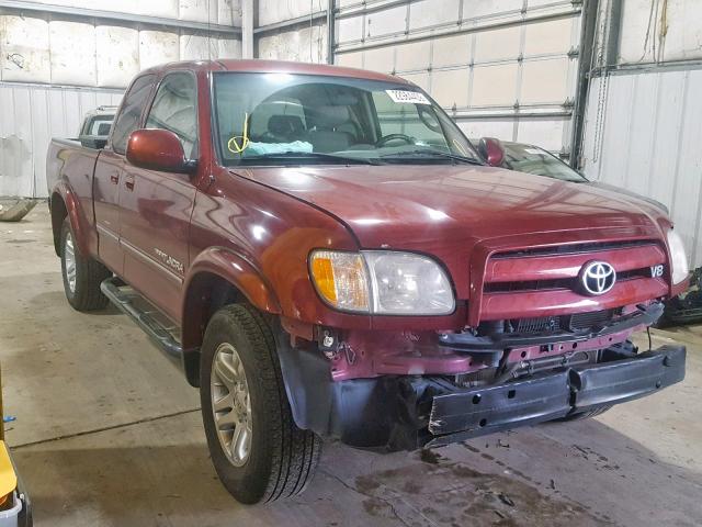 5TBBT48134S453688 - 2004 TOYOTA TUNDRA ACC RED photo 1