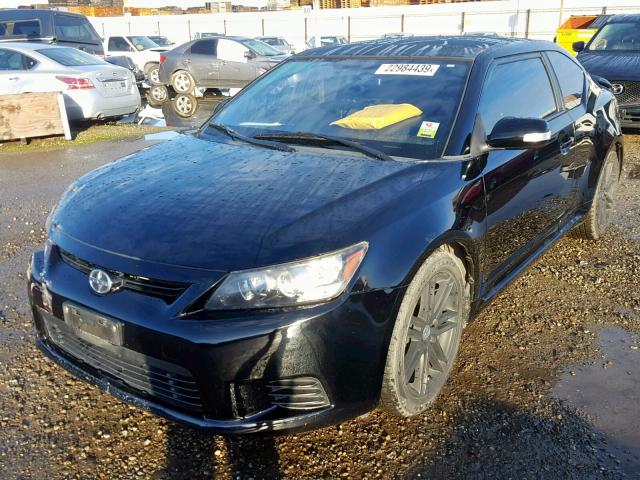 JTKJF5C73D3066063 - 2013 TOYOTA SCION TC BLACK photo 2