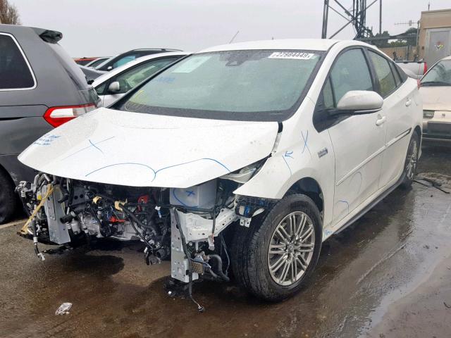 JTDKARFP6H3052001 - 2017 TOYOTA PRIUS PRIM 白色 照片 2