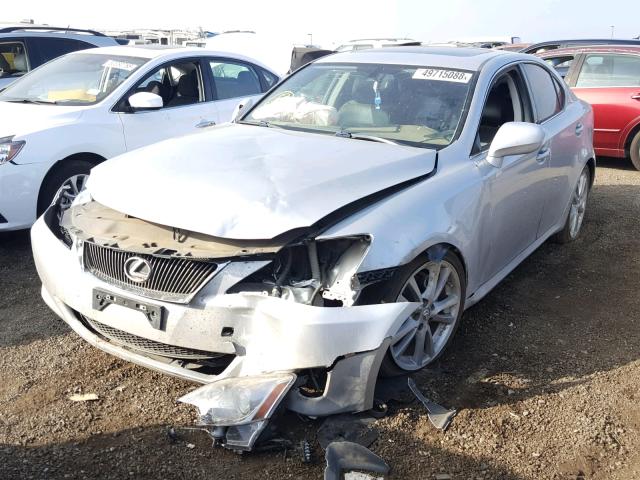 JTHBK262662004251 - 2006 LEXUS IS 250 SILVER photo 2