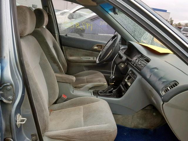 1HGCD5554SA049302 - 1995 HONDA ACCORD EX BLUE photo 5