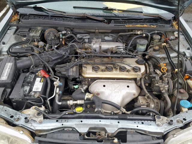 1HGCD5554SA049302 - 1995 HONDA ACCORD EX BLUE photo 7