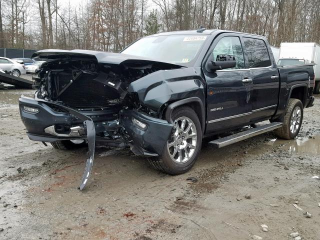 3GTU2PEC7JG428152 - 2018 GMC SIERRA K15 BLUE photo 2