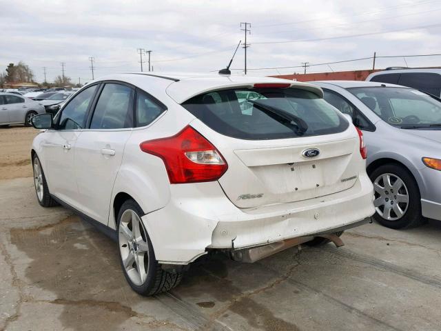 1FADP3N22DL222073 - 2013 FORD FOCUS TITA WHITE photo 3