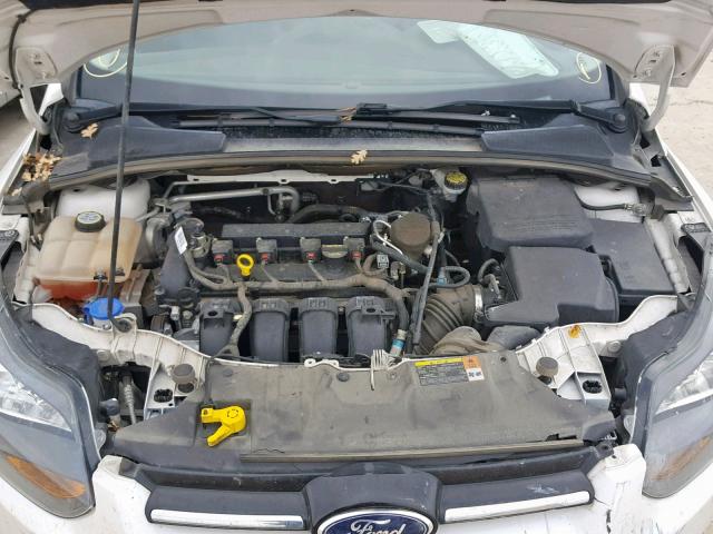 1FADP3N22DL222073 - 2013 FORD FOCUS TITA WHITE photo 7