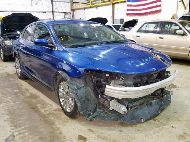 1C3CCCAB5FN574342 - 2015 CHRYSLER 200 LIMITE BLUE photo 1