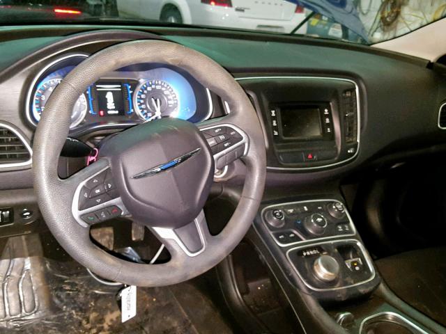 1C3CCCAB5FN574342 - 2015 CHRYSLER 200 LIMITE BLUE photo 9