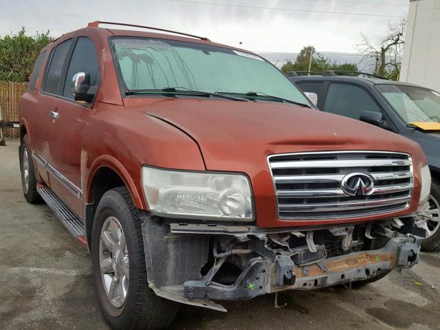 5N3AA08C94N805023 - 2004 INFINITI QX56 ORANGE photo 1