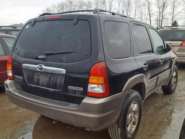 4F2CZ06133KM50107 - 2003 MAZDA TRIBUTE ES BLACK photo 4