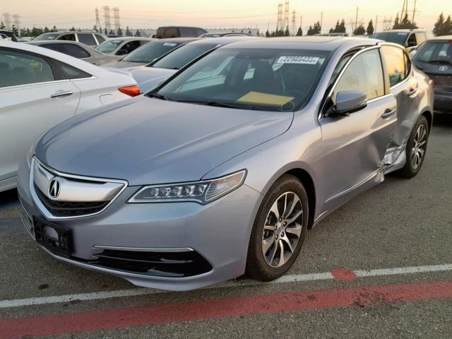 19UUB1F57GA007683 - 2016 ACURA TLX TECH ვერცხლისფერი ფოტო 2