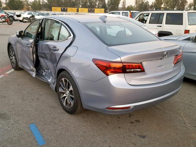19UUB1F57GA007683 - 2016 ACURA TLX TECH ვერცხლისფერი ფოტო 3