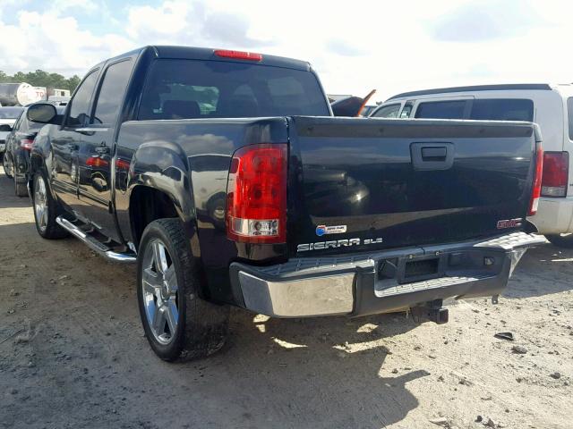 2GTEC13J281176359 - 2008 GMC SIERRA C15 BLACK photo 3