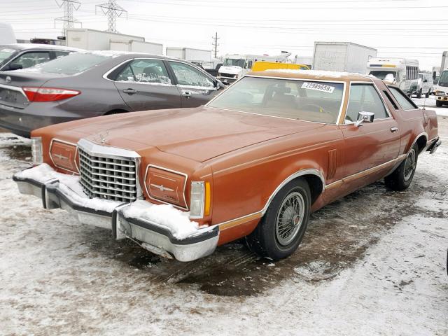 8G87H331464 - 1978 FORD THUNDERBIR ORANGE photo 2