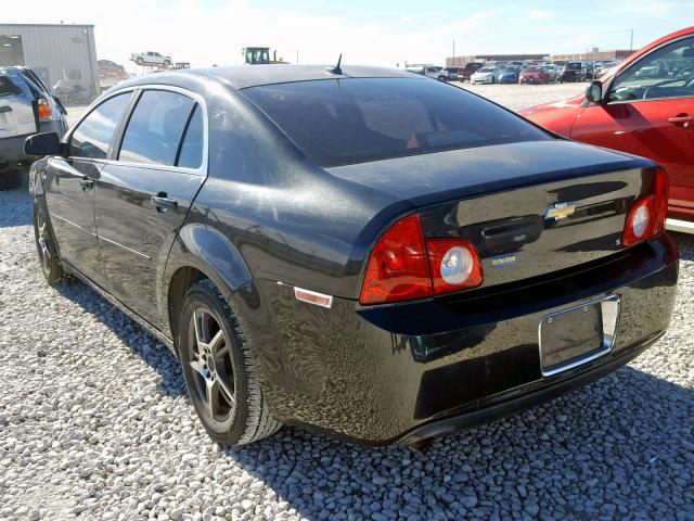 1G1ZG57B284282761 - 2008 CHEVROLET MALIBU LS BLACK photo 3