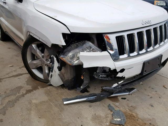 1C4RJEBG3DC537879 - 2013 JEEP GRAND CHER WHITE photo 9