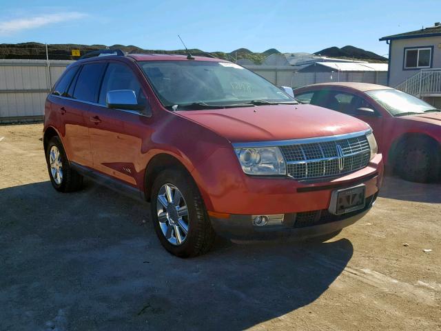 2LMDU88C67BJ04438 - 2007 LINCOLN MKX RED photo 1