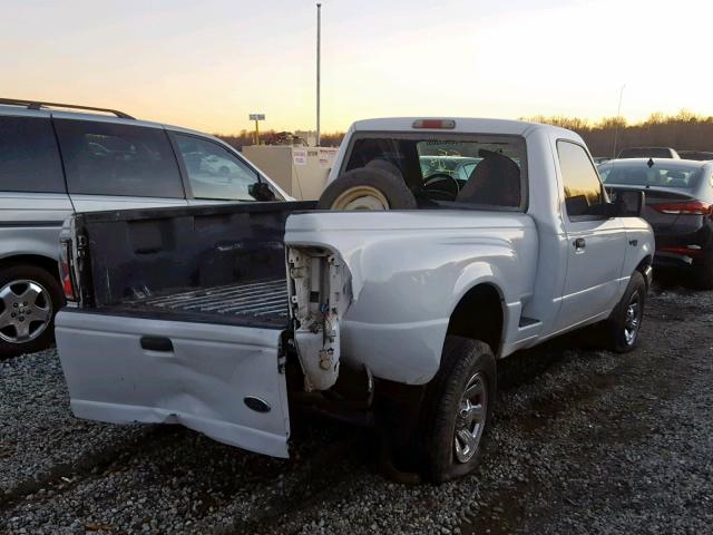 1FTYR10D12PB05688 - 2002 FORD RANGER WHITE photo 4