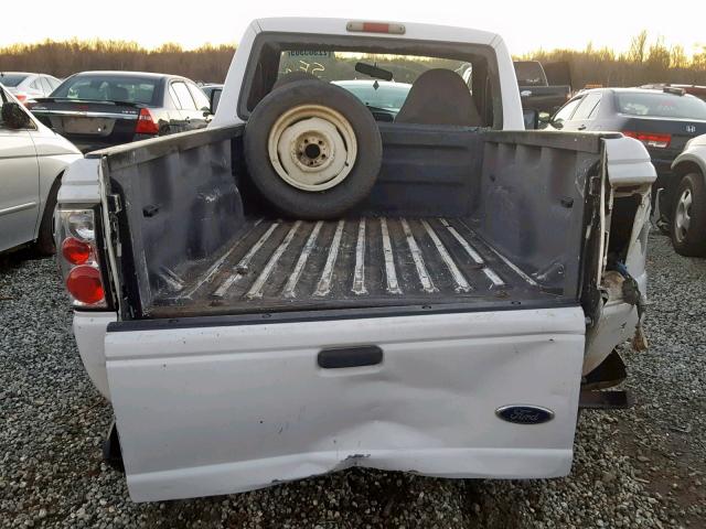 1FTYR10D12PB05688 - 2002 FORD RANGER WHITE photo 6