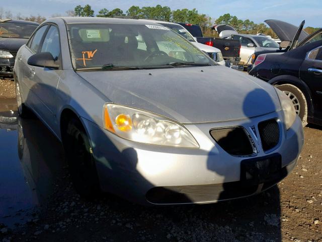 1G2ZG58B074235818 - 2007 PONTIAC G6 BASE SILVER photo 1