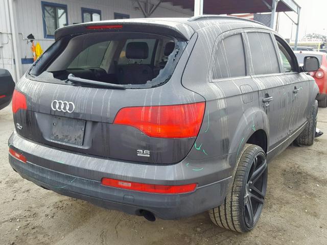 WA1AY74L47D070060 - 2007 AUDI Q7 3.6 QUA GRAY photo 4